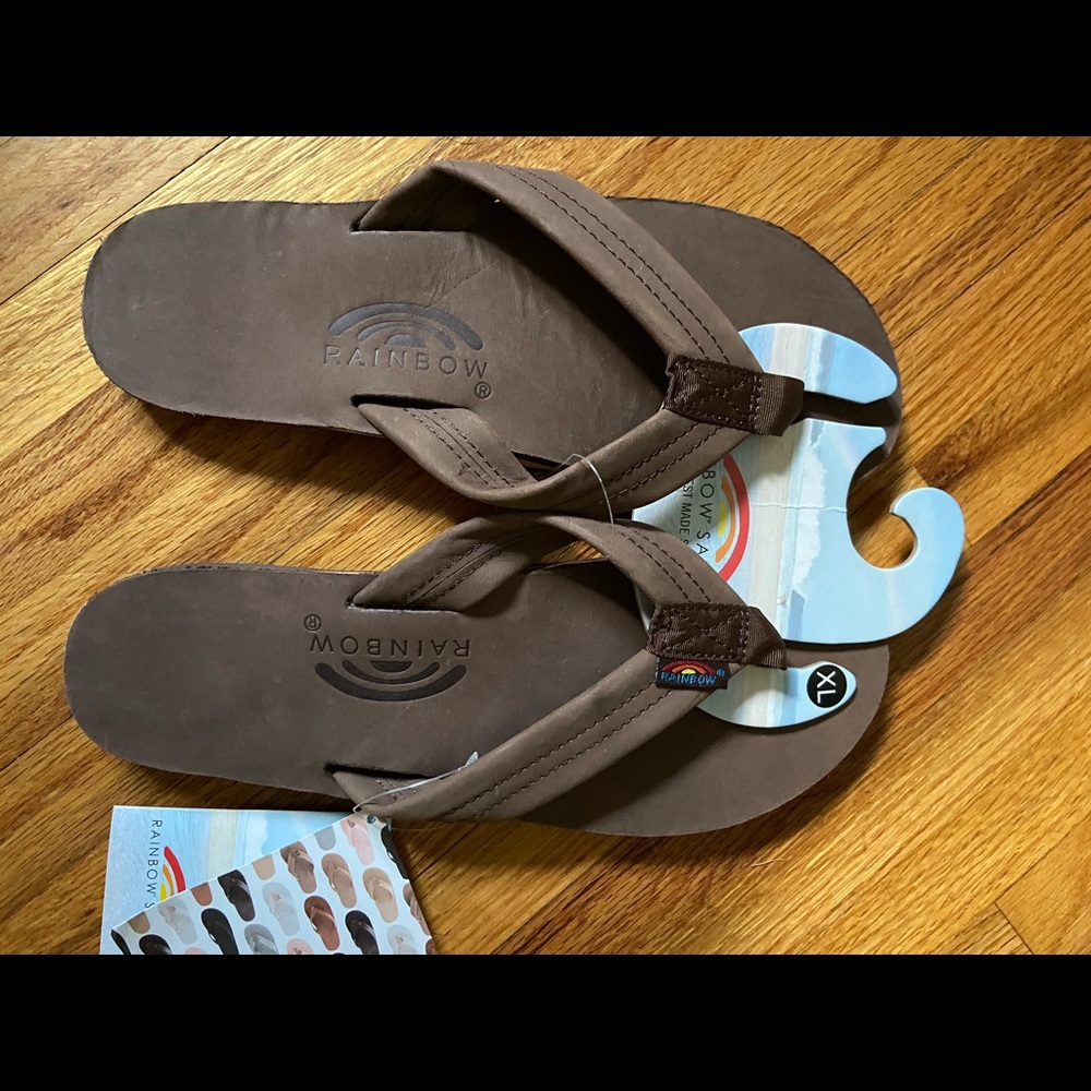 RAINBOW Sandals Brown Size XL NWT
